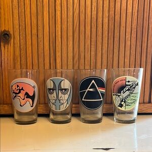 Pink Floyd Collector Glasses